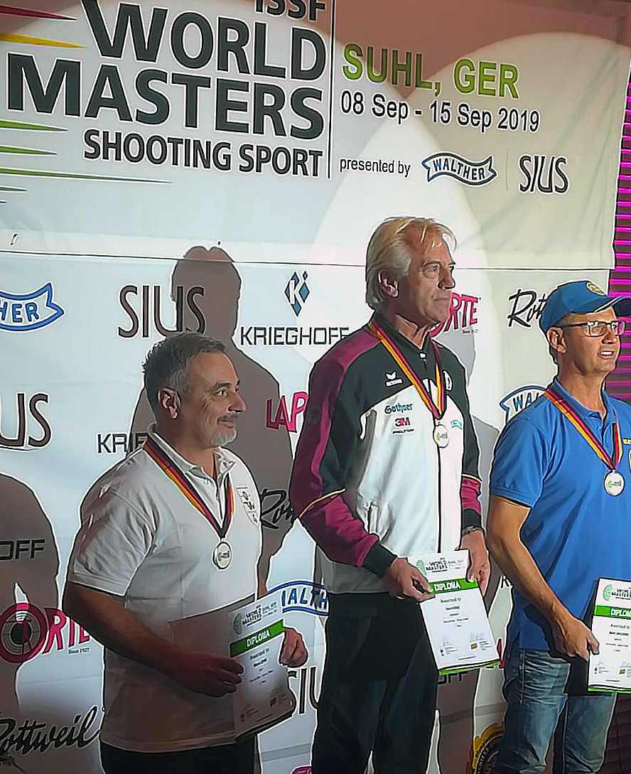 Marco Ghini medaglia d'argento World Master Shooting Championships